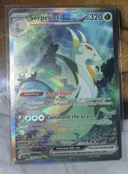 Serperior Ex 164/086 Sv: Black Bolt SIR NM Pokemon TCG - Image 2