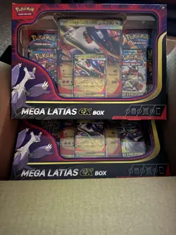 Pokemon TCG Mega Latias ex COLLECTION BOX CASE Factory Sealed 6 Boxes - Image 1