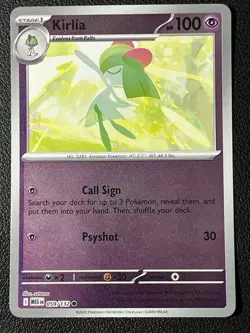 Kirlia #059/132 Me01: Mega Evolutions Reverse Holo Pokemon TCG - Image 1