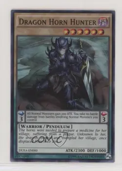 Dragon Horn Hunter Unlimited YuGiOh Duelist Alliance #DUEA-EN000 - Image 1
