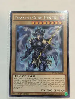 YUGIOH YU-GI-OH Dragon Core Hexer 1st Edition - Image 1