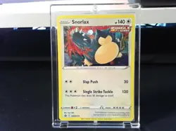 90x Snorlax SWSH119 Holo Black Star Promo Single Strike Sweet Pokemon Card - Image 4