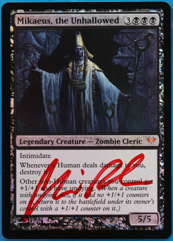 Mikaeus, the Unhallowed FOIL Dark Ascension NM SIGNED CARD (505103) ABUGames - Image 1