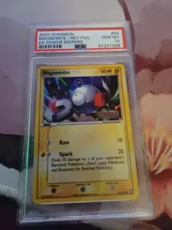 Pokemon Cards: EX Power Keepers Reverse Holo: Magnemite 54/108 PSA 10 - Image 1