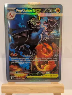 Custom Fan Art Mega Charizard X EX High Quality Custom Card Foil Finish - Image 2