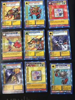 18 Digimon Cards Card lot. TCG Pokemon - Image 1