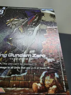Gundam Card Game - Newtype Rising - Wing Gundam Zero - GD01-024 LR+ - Alt Art - Image 5