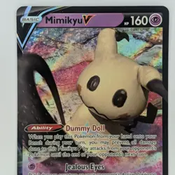 Mimikyu V 062/163 SWSH Battle Styles Holo Ultra Rare Pokemon TCG Card - Image 2