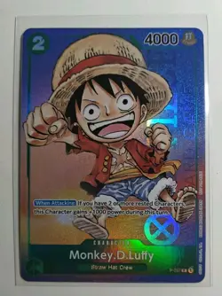 Monkey D Luffy P 037 Foil Holo Promo One Piece Card Game Limited 2023 Tcg - Image 1