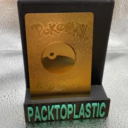 Pokemon Charizard VMAX 330hp Gold Foil Fan Art Collector Card TCG P2 - Image 2