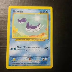 Mantine 74/105 - Neo Destiny - VINTAGE WOTC Pokemon Card - NM/M - Image 1