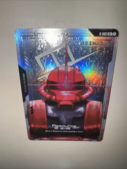 GUNDAM TCG CARD GAME RESOURCE CHAR'S ZAKU II R-005 C+ FOIL ENGLISH NEWTYPE CCG - Image 5