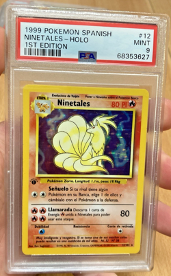 ~ESP~ SPANISH PSA 9 Ninetales 1st Edition 12/102 Base Set Pokemon Card - Image 1