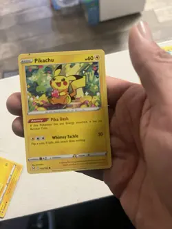 Pikachu 2019 Sun & Moon Promo SM226 Pika Dash Pokemon Card NM/Mint - Image 1