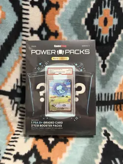 2025 GameStop Power Pack Series 3 - SEALED - 1 PSA 8 Graded Card or Up + 2 Packs - Image 4