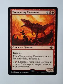 Trumpeting Carnosaur The Lost Caverns of Ixalan Regular - Image 1