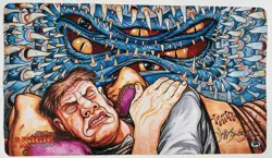 ‼Recurring Nightmare Signed Jeff Laubenstein! GREAT Playmat MTG Magic Gathering - Image 1