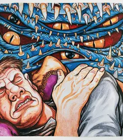 ‼Recurring Nightmare Signed Jeff Laubenstein! GREAT Playmat MTG Magic Gathering - Image 3