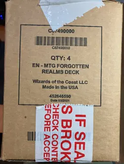 MTG Adventures in the Forgotten Realms Set of 4 Commander Decks Sealed Case - Image 2