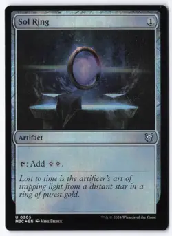 Sol Ring (Ripple Foil) U Commander: Modern Horizons 3 305 NM - Image 1