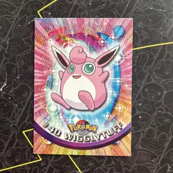 WIGGLYTUFF #40 - Topps Pokemon TV Animation Edition - Black Logo D1 - Image 1