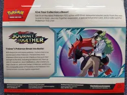 Pokemon TCG S&V Journey Together 3-Pack Blister Scrafty Promo - FAST SHIP🤜🧨💥 - Image 2