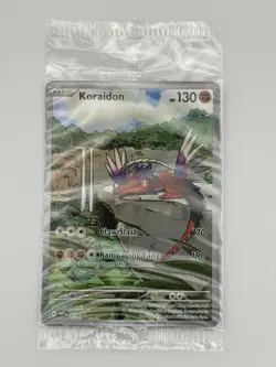 2023 Pokemon SEALED Sleeping Koraidon Blackstar Promo 014 Scarlet and Violet - Image 1