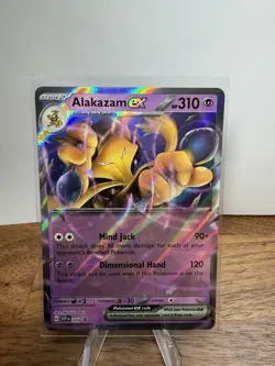 Alakazam ex (Error No Star Pattern) Pokemon BLACK STAR Promo #050 Holo - Image 1