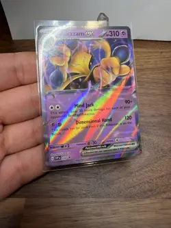 Alakazam ex (Error No Star Pattern) Pokemon BLACK STAR Promo #050 Holo - Image 2