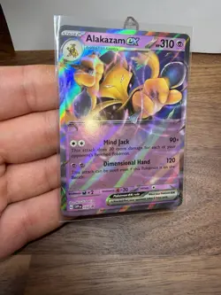 Alakazam ex (Error No Star Pattern) Pokemon BLACK STAR Promo #050 Holo - Image 3