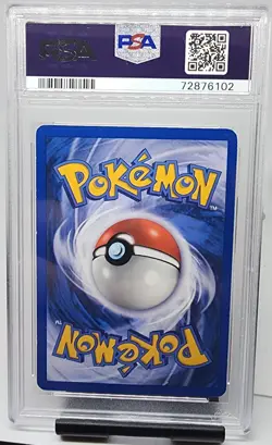 2000 Pokemon first edition Holo Rainbow Energy SWIRL Team Rocket 17/82 PSA 5 - Image 3
