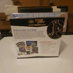 New Pokemon 2023 Crown Zenith ETB Sword & Sheild sealed!!! - Image 2