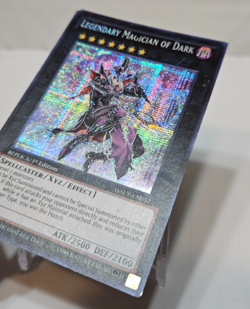 Legendary Magician of Dark WSUP-EN052 Prismatic Secret Rare 1st Ed Yugioh 7953 - Image 2