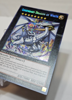 Legendary Dragon of White WSUP-EN051 Prismatic Secret Rare 1st Ed Yugioh 7952 - Image 1