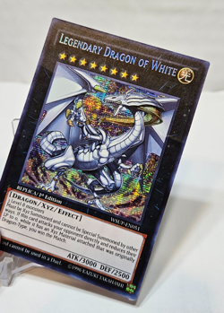 Legendary Dragon of White WSUP-EN051 Prismatic Secret Rare 1st Ed Yugioh 7952 - Image 3