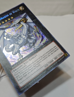 Legendary Dragon of White WSUP-EN051 Prismatic Secret Rare 1st Ed Yugioh 7952 - Image 4