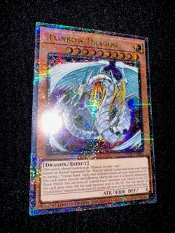 🔥YUGIOH • RAINBOW DRAGON • QUARTER CENTURY SECRET RARE • TN23-EN004 • NM🔥 - Image 5