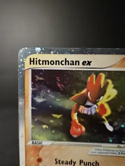 Hitmonchan EX 98/109 EX Ruby & Sapphire Rare Holo Pokemon Card 2003 LP - Image 3