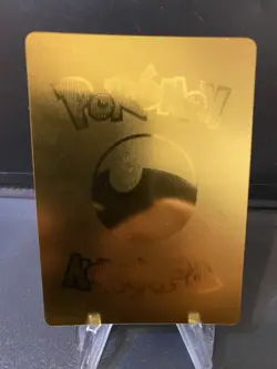Charizard and Blastoise GX Gold Foil Fan Art Display Card Tag Team - Image 2