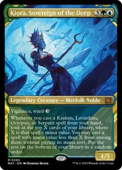 ~ Kiora, Sovereign of the Deep (Showcase) ~ NM ~ ~ MTG ~ - Image 1