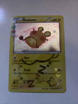 Pokemon TCG Dedenne Generations Radiant Collection Uncommon Card RC10/RC32 Holo - Image 1