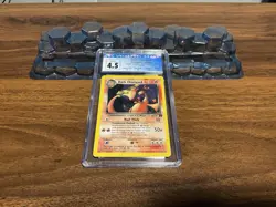 CGC 4.5 Dark Charizard 2000 Team Rocket 4/82 Holo Pokemon Card - Image 1