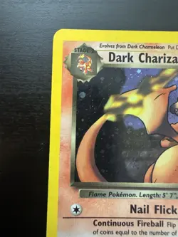 Dark Charizard 4/82 Holo Rare Team Rocket Pokemon Card DMG - Image 2