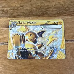 Pokemon Card Raichu BREAK 50/162 XY Breakthrough Holo Rare Full Art - See Photos - Image 1