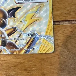 Pokemon Card Raichu BREAK 50/162 XY Breakthrough Holo Rare Full Art - See Photos - Image 3