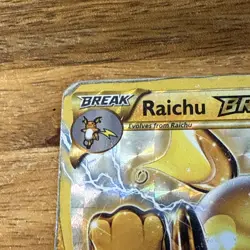 Pokemon Card Raichu BREAK 50/162 XY Breakthrough Holo Rare Full Art - See Photos - Image 5