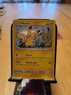 Pokemon Pikachu Card SM162 Sun and Moon Black Star Promo NM - Image 1