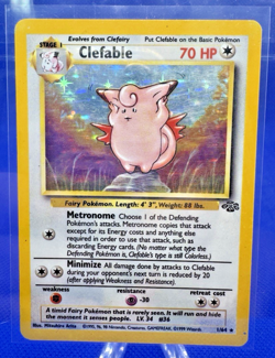 Pokemon TCG Clefable Holo Unlimited Rare Card Jungle Base Set 1/64 - Image 5