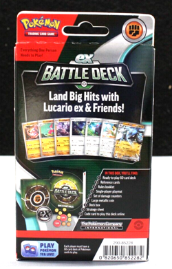 Pokemon Trading Cards - EX Battle Decks - LUCARIO EX (60-Card Deck, Deck Box+) 820650852282 - Image 2