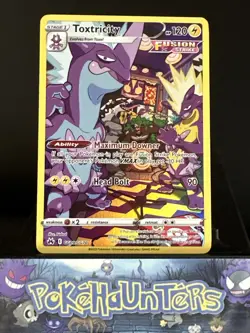Pokemon Card Toxtricity GG09/GG70 Crown Zenith Galarian Gallery Holo Near Mint - Image 1